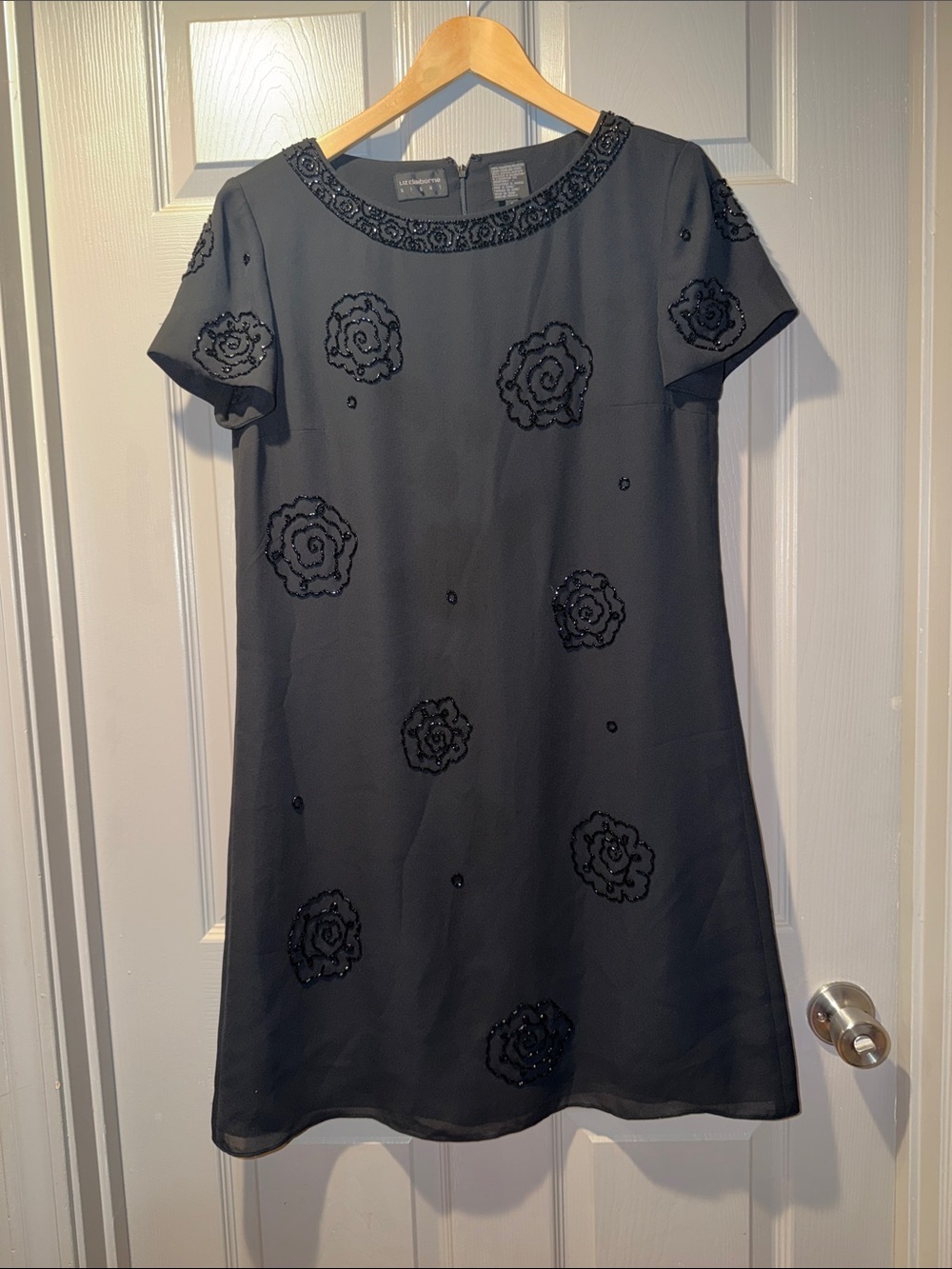 Vintage Liz Claiborne Beaded Dress Sz. 8